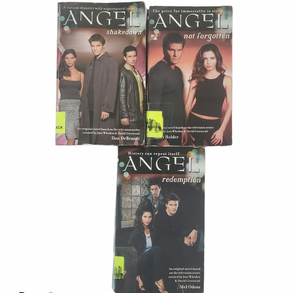 ANGEL PAPERBACK BOOK LOT x3